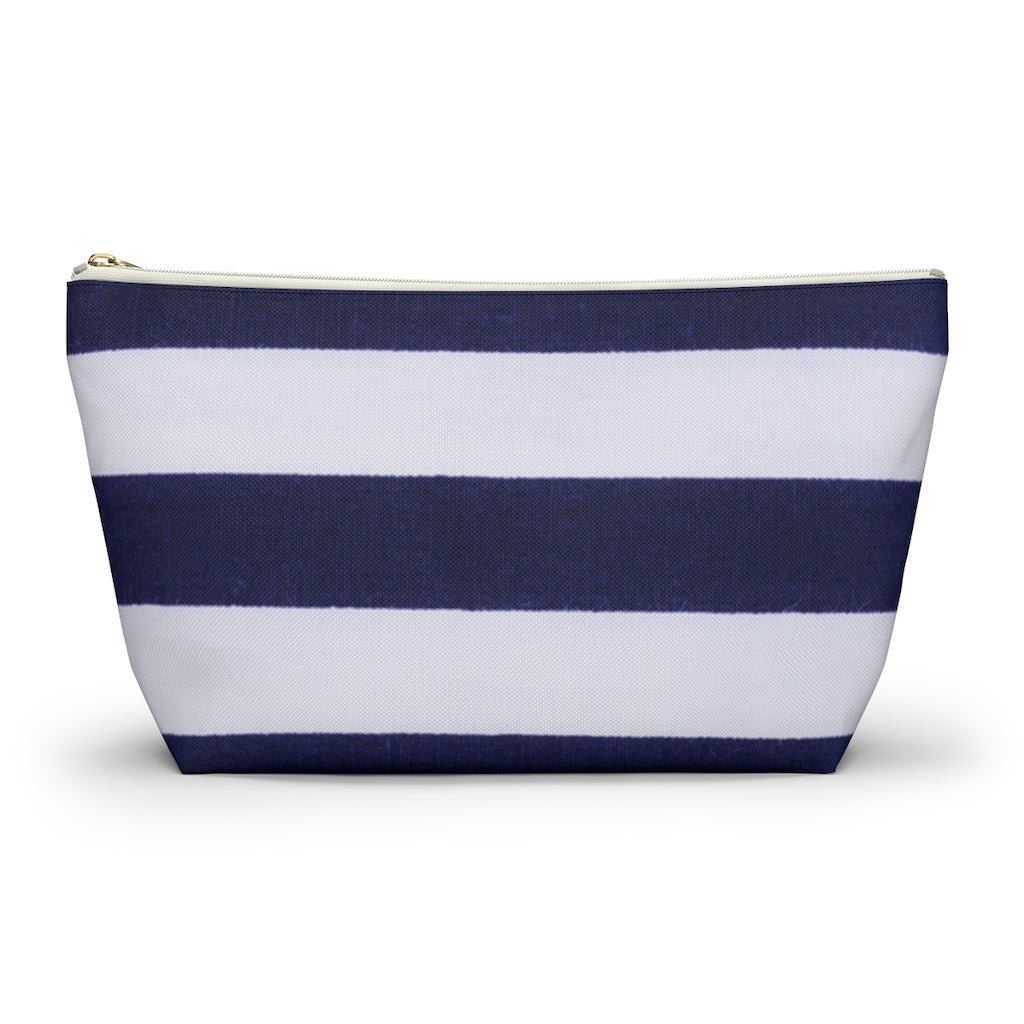 Nautical - Accessory Pouch w T-bottom - Bubbles Make Me Happy