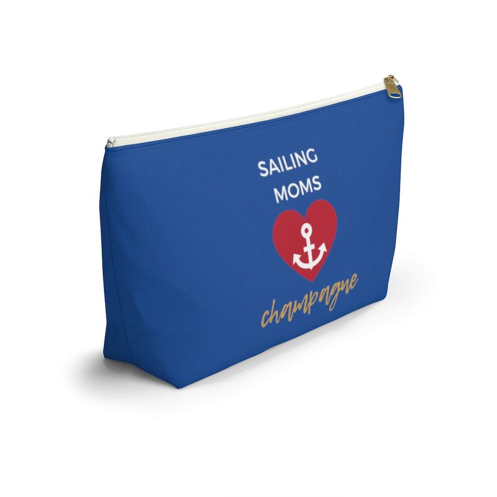 Sailing - Accessory Pouch w T-bottom - Bubbles Make Me Happy