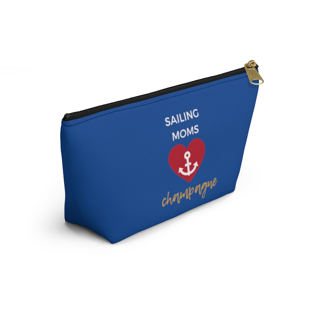 Sailing - Accessory Pouch w T-bottom - Bubbles Make Me Happy