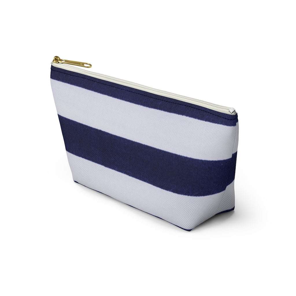Nautical - Accessory Pouch w T-bottom - Bubbles Make Me Happy