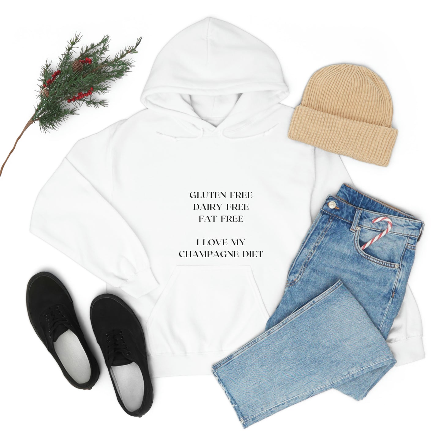 My Champagne Diet - Unisex Heavy Blend™ Hooded Sweatshirt - Bubbles Make Me Happy