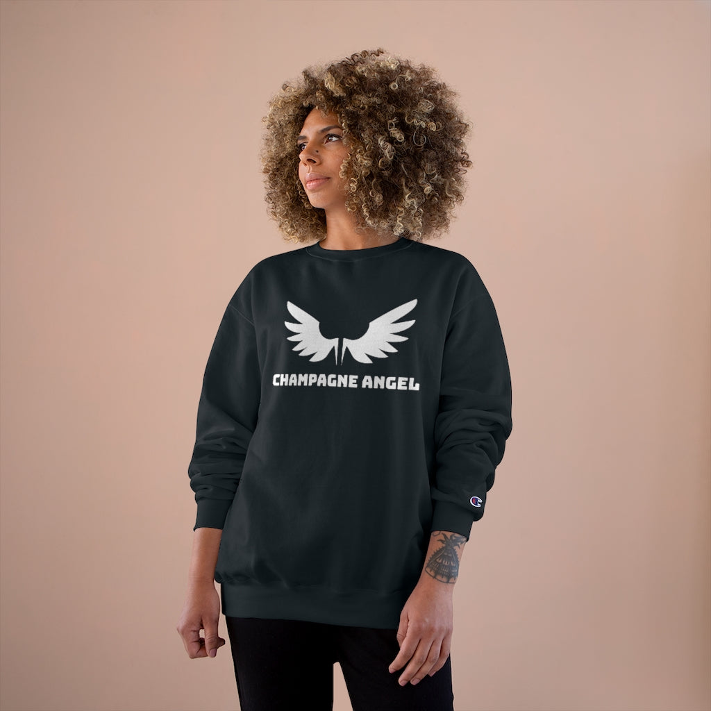 Angel - Champion Unisex Sweatshirt - Bubbles Make Me Happy