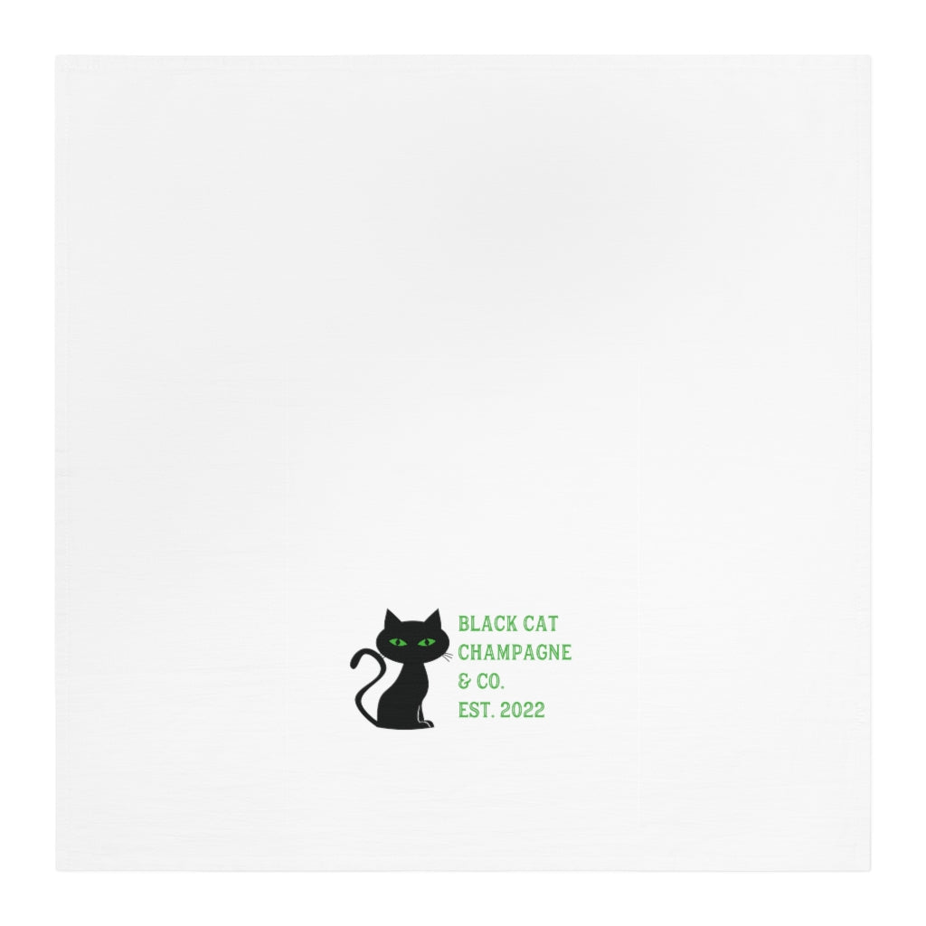 Black Cat - Tea Towel - Bubbles Make Me Happy