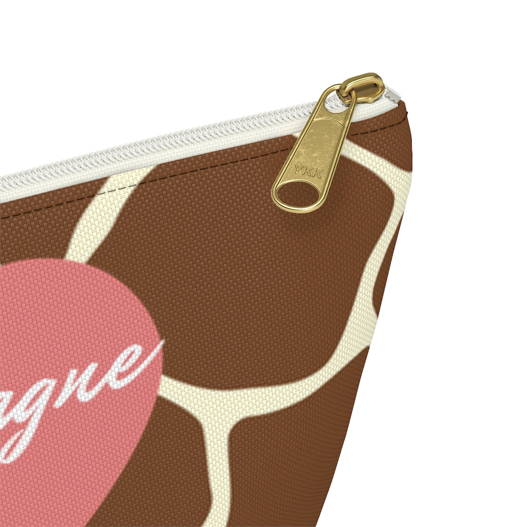 Giraffe - Accessory Pouch w T-bottom - Bubbles Make Me Happy