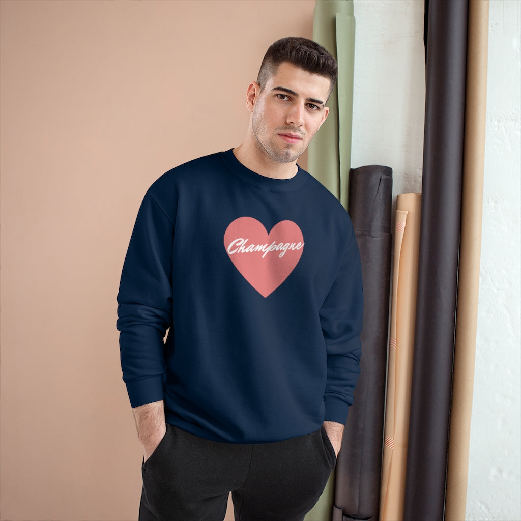 Heart - Champion Unisex Sweatshirt - Bubbles Make Me Happy
