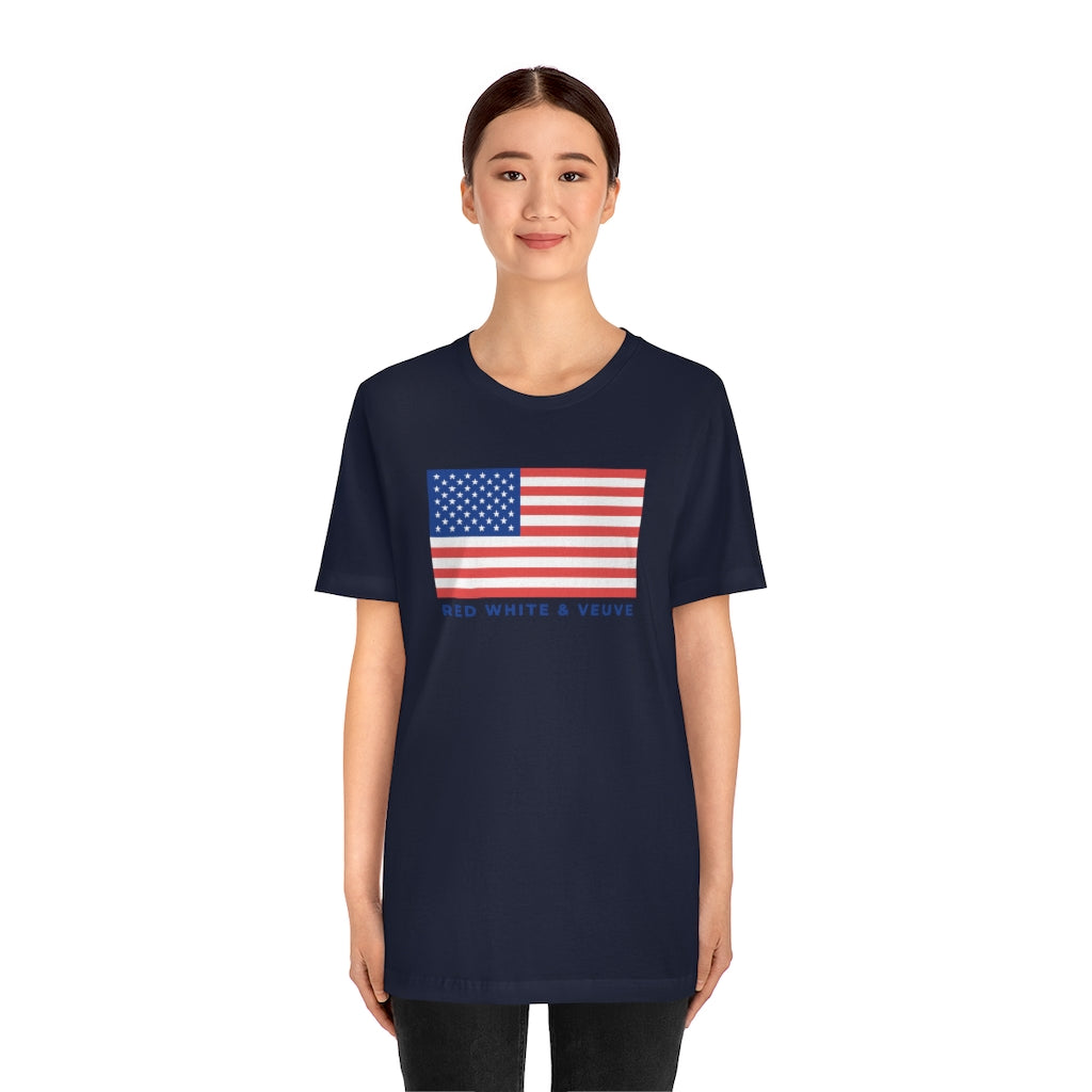 USA - Unisex Jersey Short Sleeve Tee - Bubbles Make Me Happy