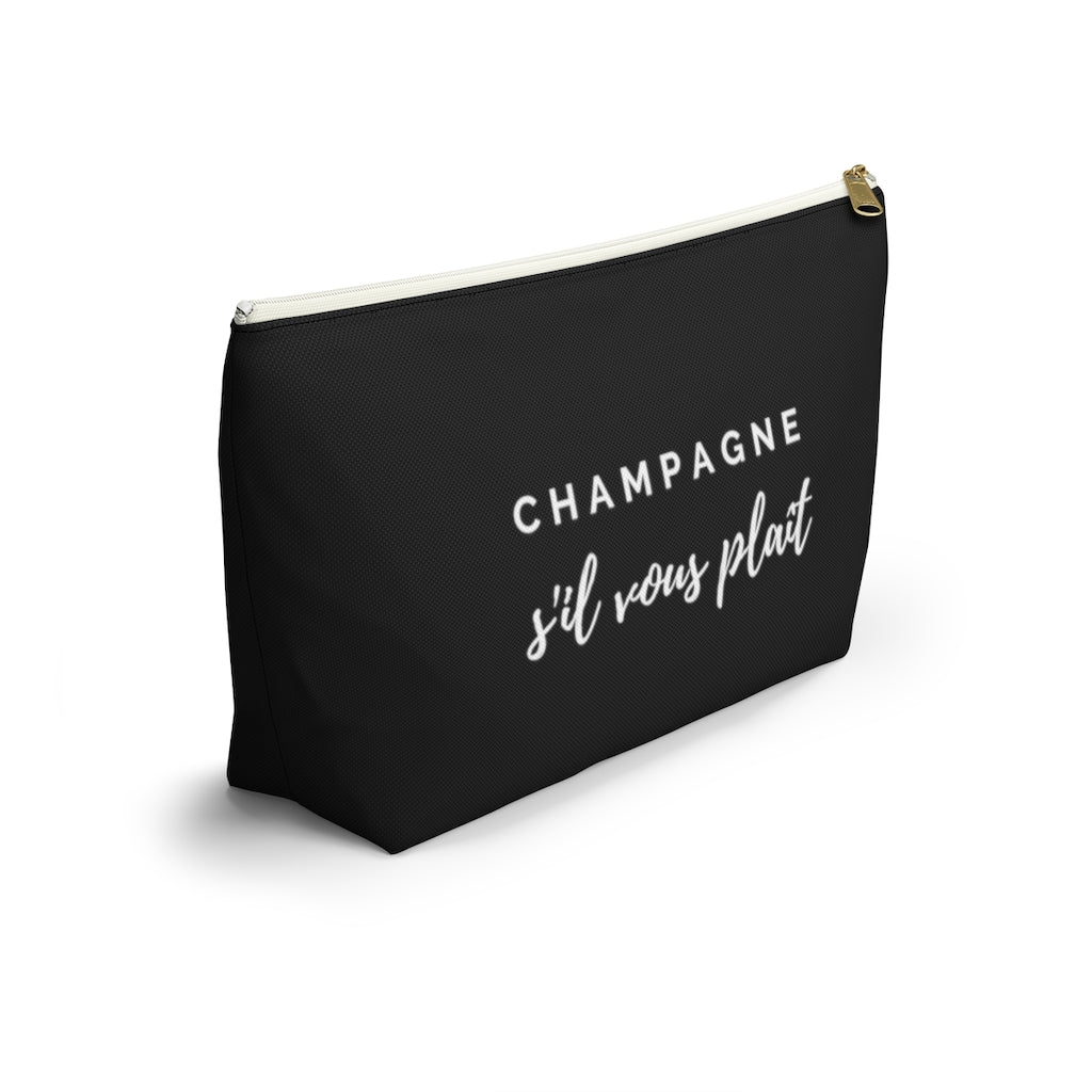 S'il Vous Plaît - Accessory Pouch w T-bottom - Bubbles Make Me Happy