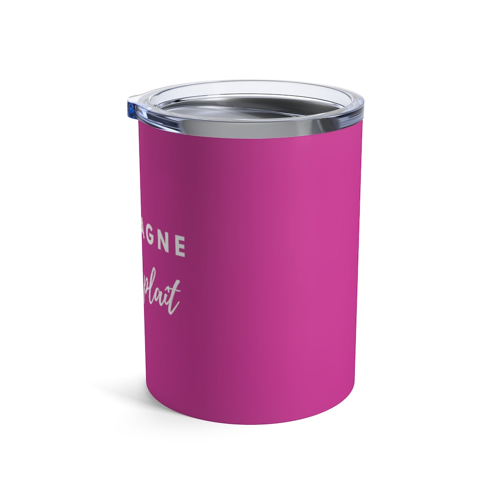 S'il Vous Plaît - Violet Tumbler 10oz - Bubbles Make Me Happy