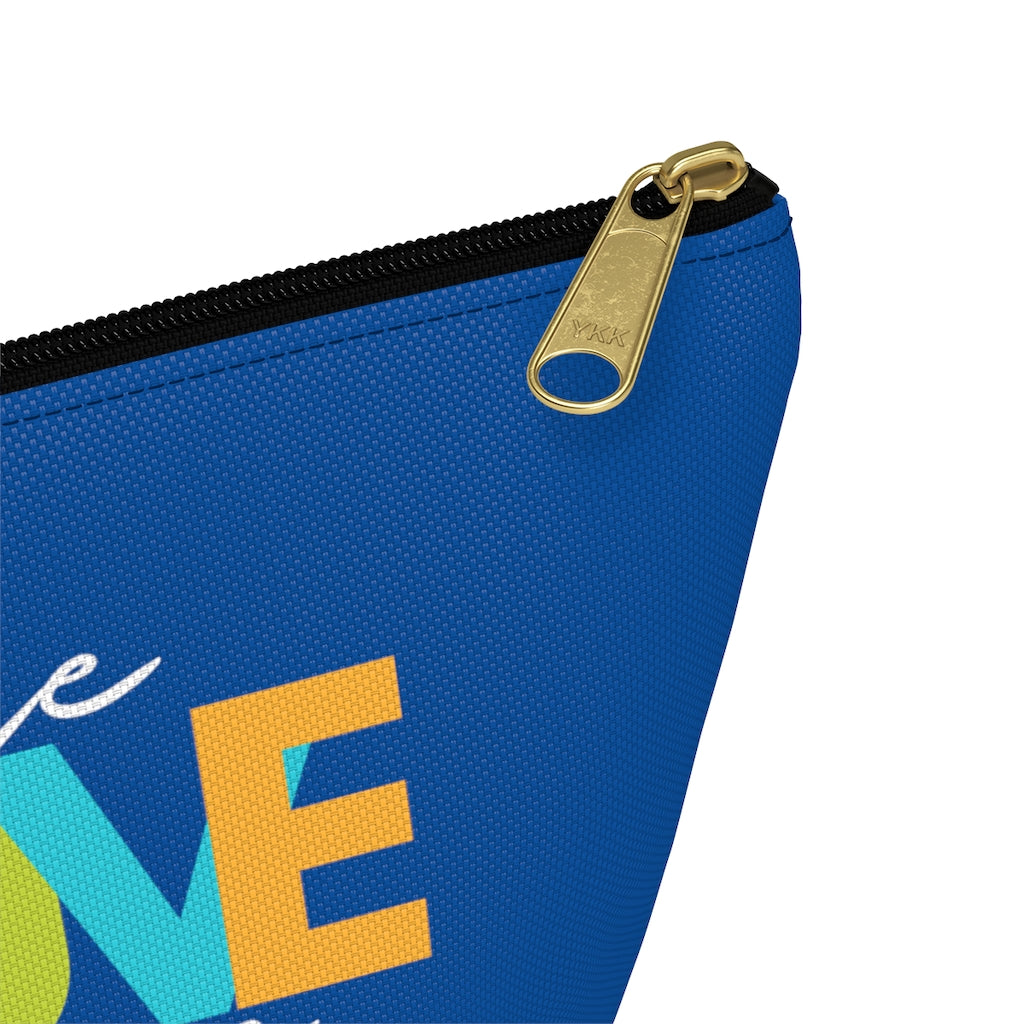 More - Accessory Pouch w T-bottom - Bubbles Make Me Happy