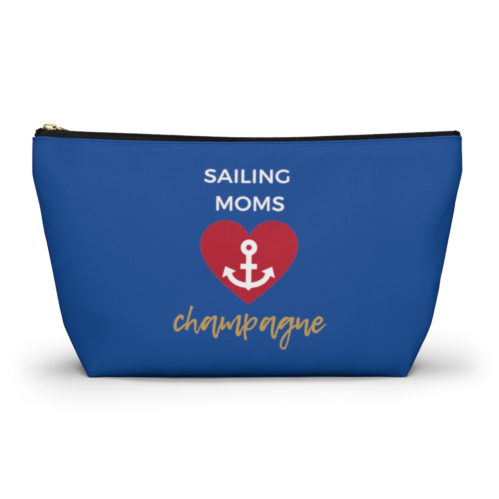 Sailing - Accessory Pouch w T-bottom - Bubbles Make Me Happy