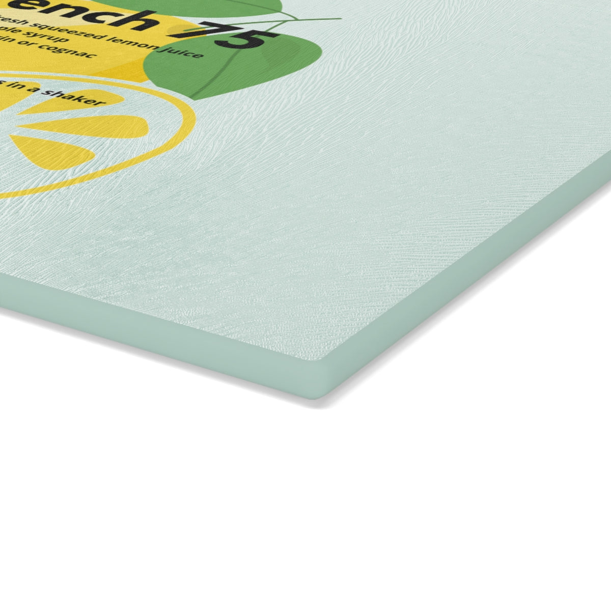 French 75 - Glass Cutting Board - Bubbles Make Me Happy