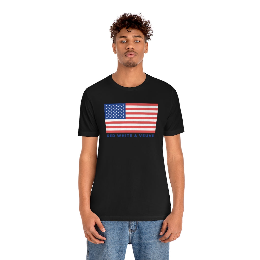 USA - Unisex Jersey Short Sleeve Tee - Bubbles Make Me Happy