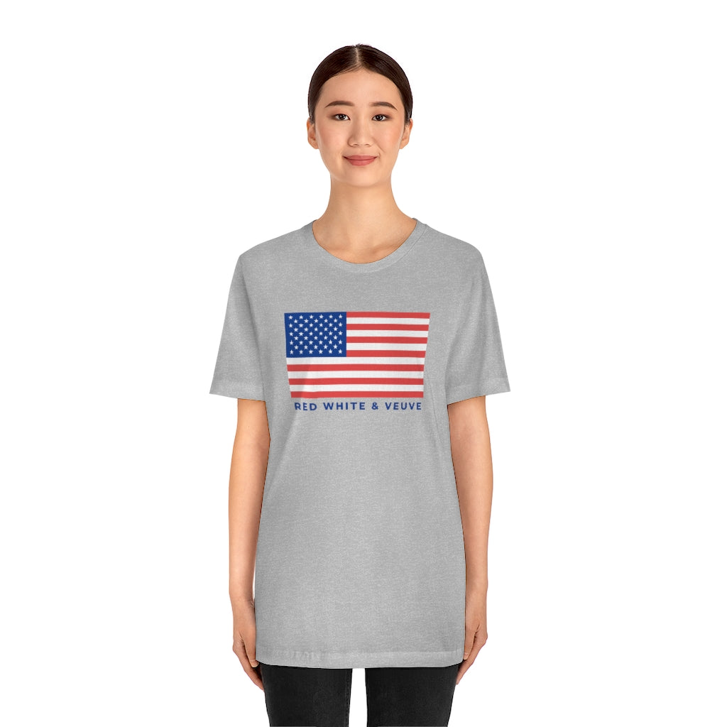 USA - Unisex Jersey Short Sleeve Tee - Bubbles Make Me Happy