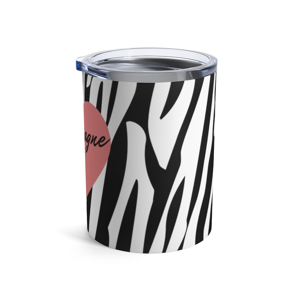 Zebra - Tumbler 10oz - Bubbles Make Me Happy
