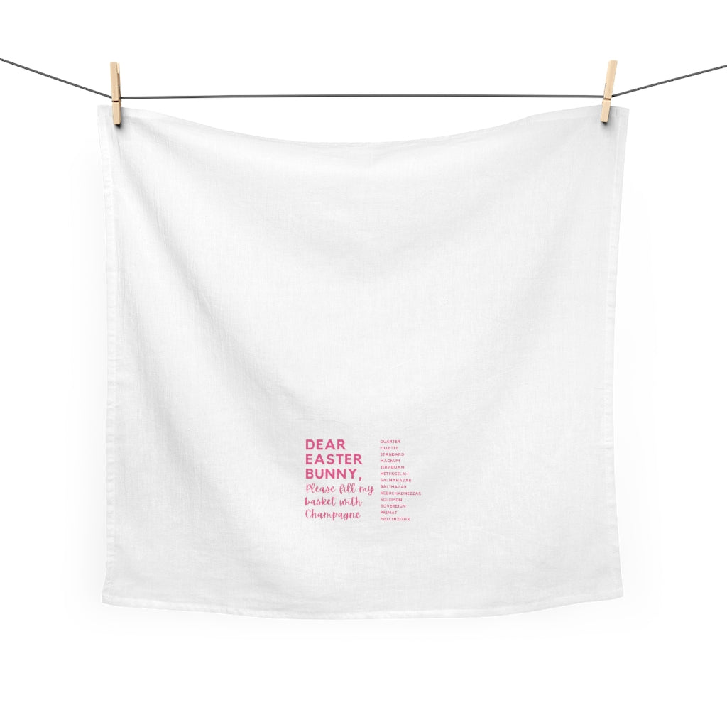 Dear Easter Bunny - Tea Towel - Bubbles Make Me Happy