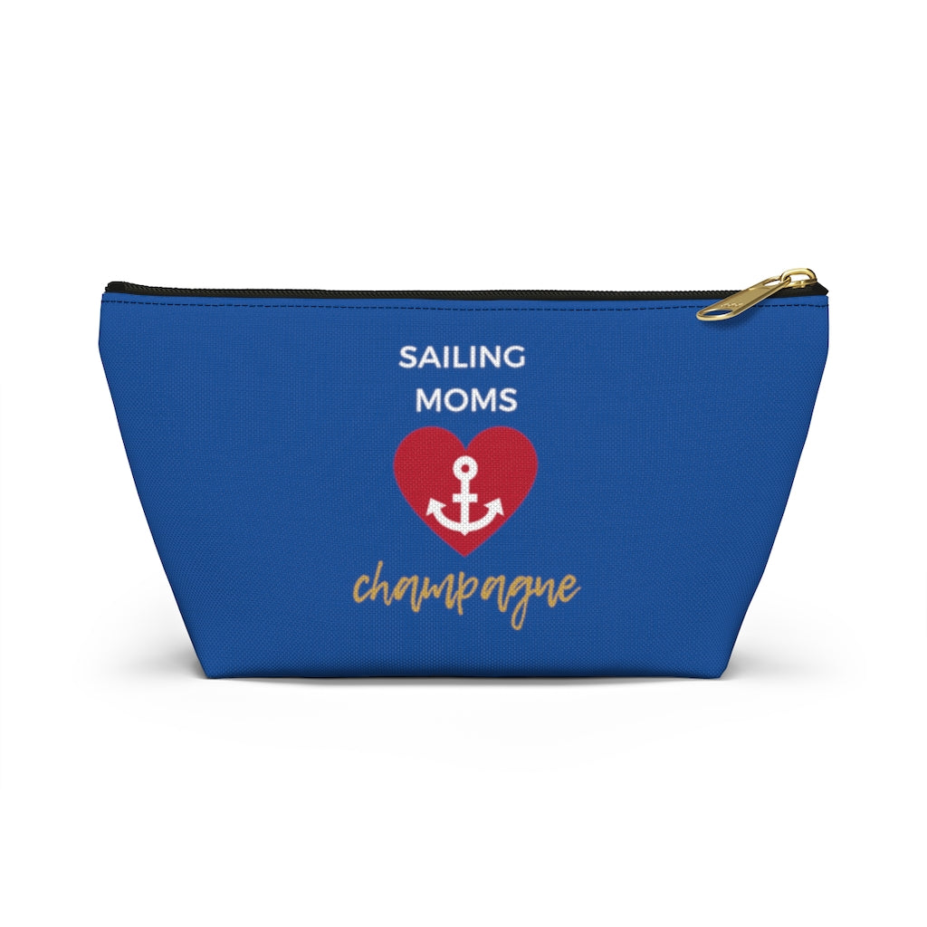 Sailing - Accessory Pouch w T-bottom - Bubbles Make Me Happy