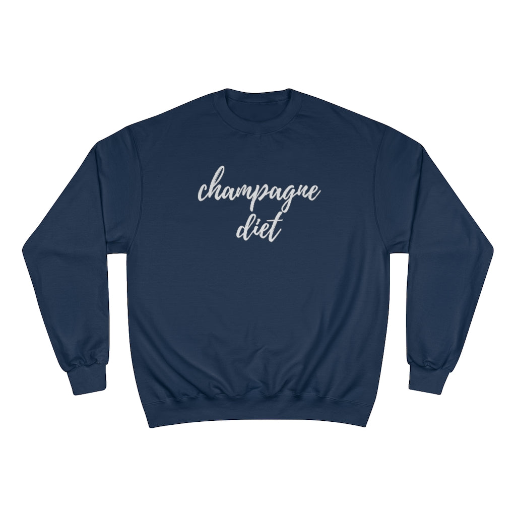 Diet - Champion Unisex Sweatshirt - Bubbles Make Me Happy
