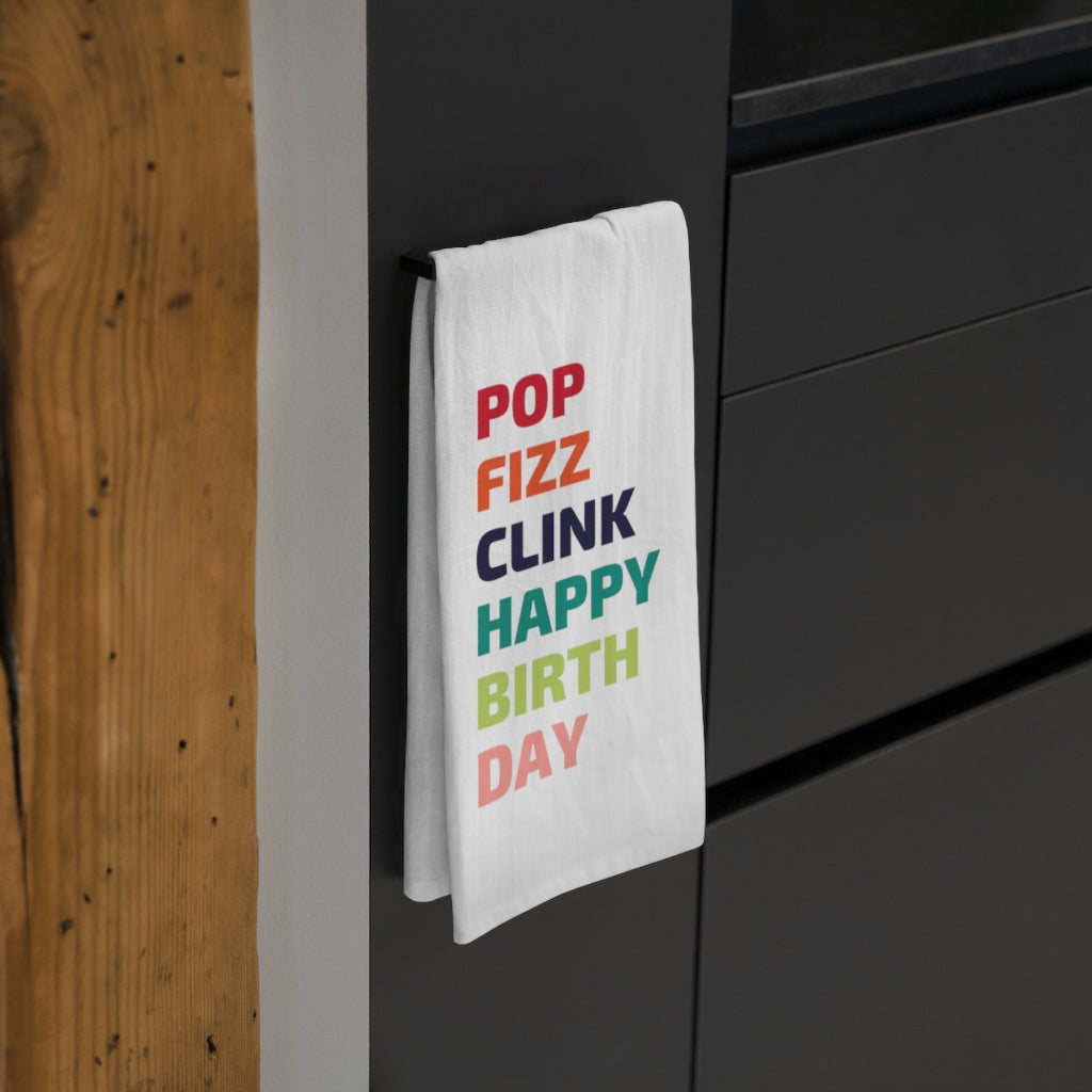 Birthday - Tea Towel - Bubbles Make Me Happy