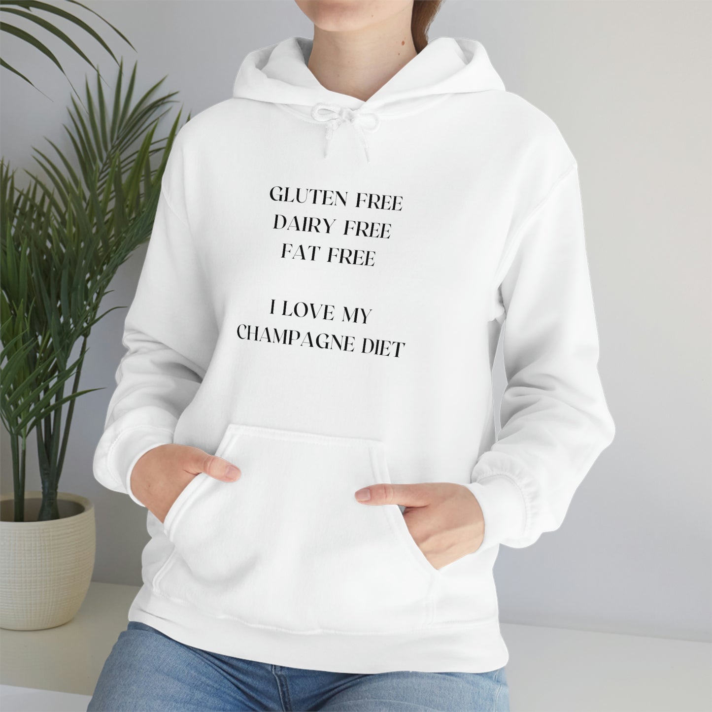 My Champagne Diet - Unisex Heavy Blend™ Hooded Sweatshirt - Bubbles Make Me Happy