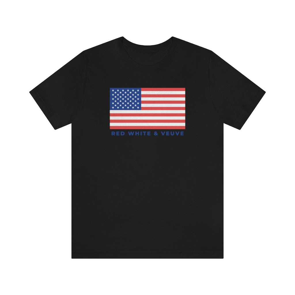 USA - Unisex Jersey Short Sleeve Tee - Bubbles Make Me Happy