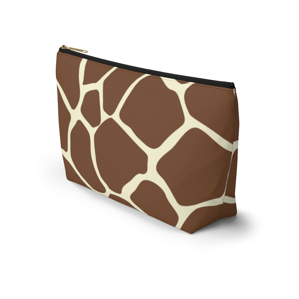 Giraffe - Accessory Pouch w T-bottom - Bubbles Make Me Happy