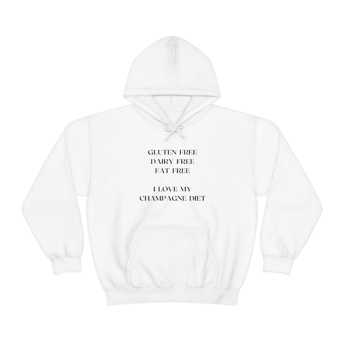 My Champagne Diet - Unisex Heavy Blend™ Hooded Sweatshirt - Bubbles Make Me Happy