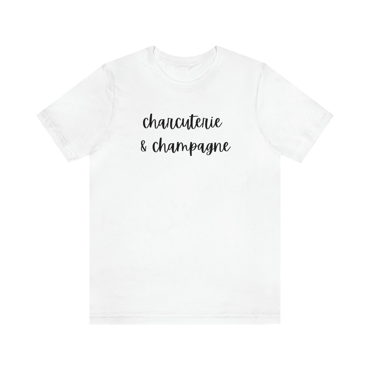 Charcuterie - Unisex Jersey Short Sleeve Tee - Bubbles Make Me Happy