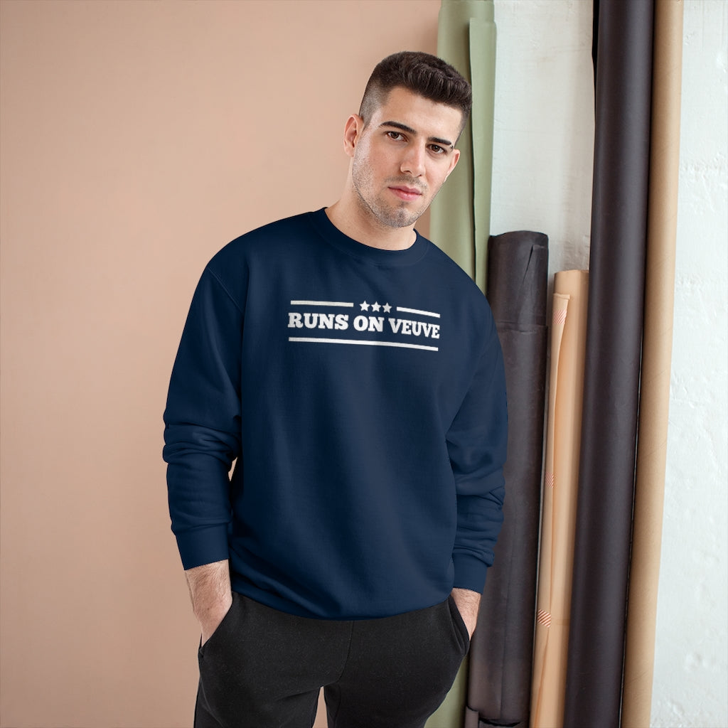 Runs On - Champion Unisex Sweatshirt - Bubbles Make Me Happy