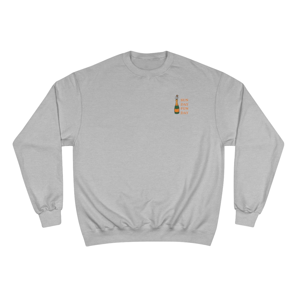 Funday - Champion Unisex Sweatshirt - Bubbles Make Me Happy