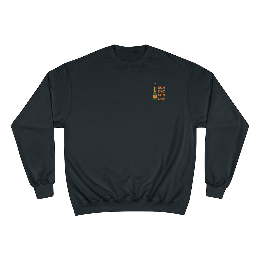Funday - Champion Unisex Sweatshirt - Bubbles Make Me Happy