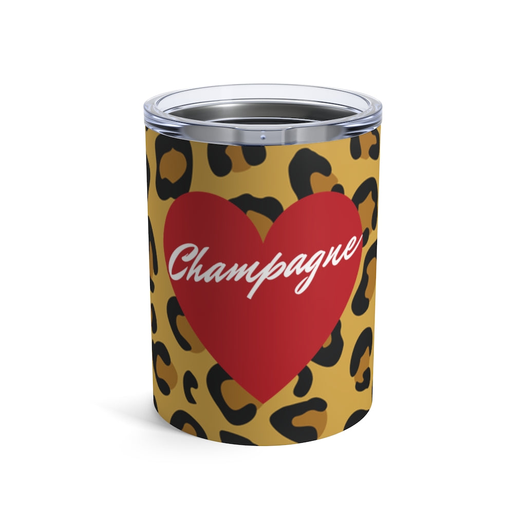 Leopard - Tumbler 10oz - Bubbles Make Me Happy