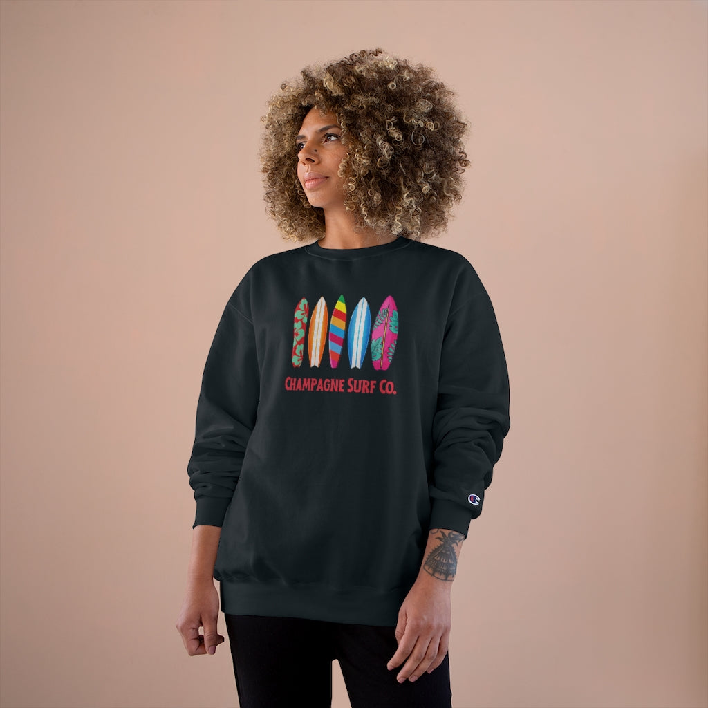 Surf Co - Champion Unisex Sweatshirt - Bubbles Make Me Happy