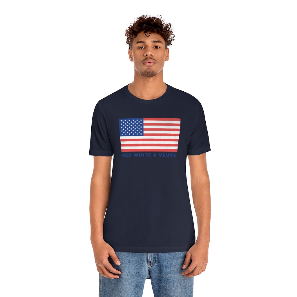 USA - Unisex Jersey Short Sleeve Tee - Bubbles Make Me Happy