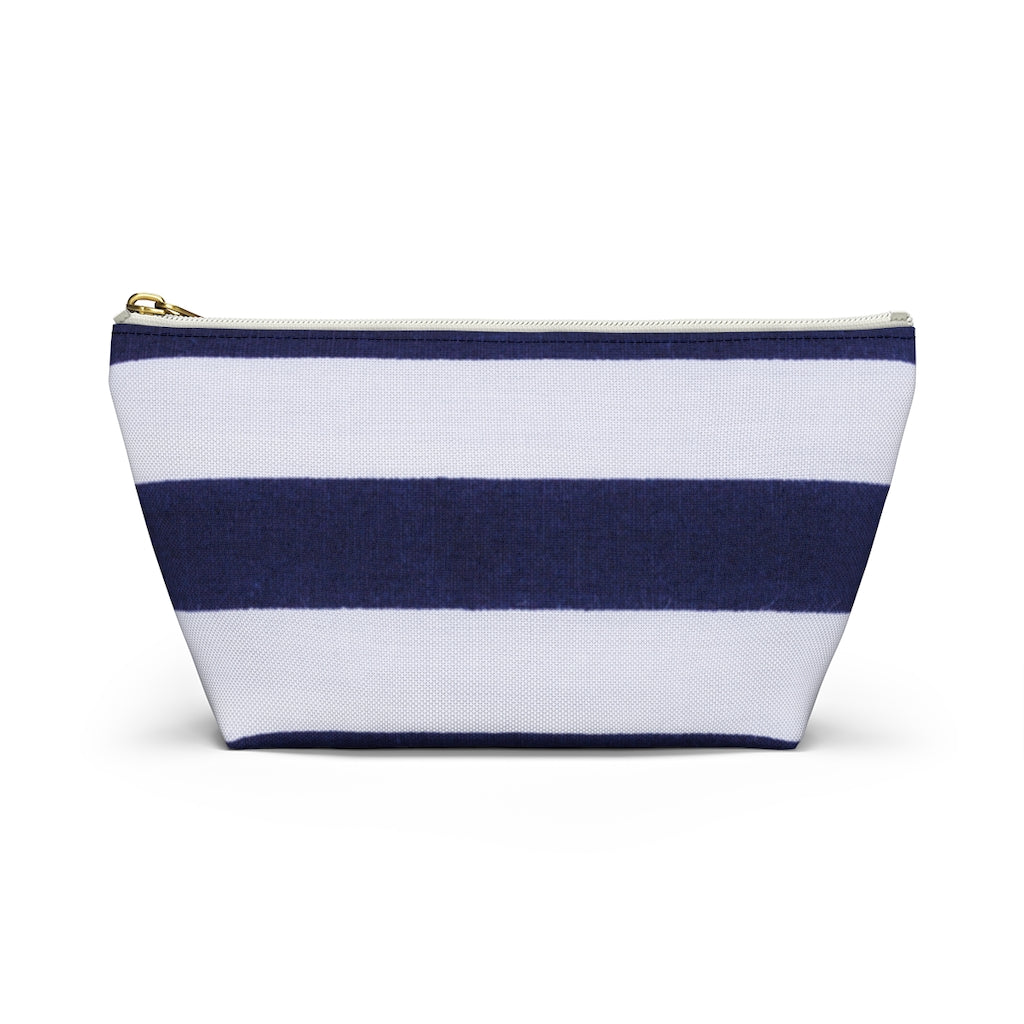 Nautical - Accessory Pouch w T-bottom - Bubbles Make Me Happy