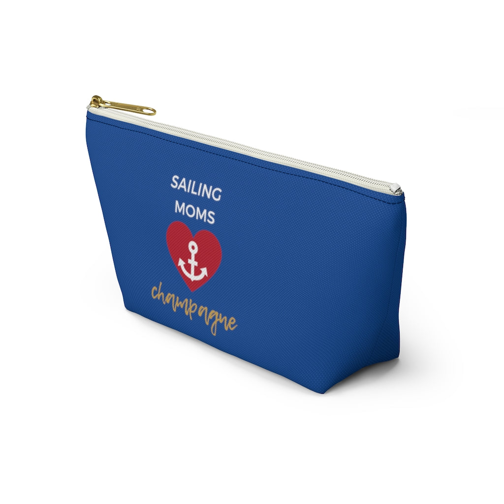 Sailing - Accessory Pouch w T-bottom - Bubbles Make Me Happy