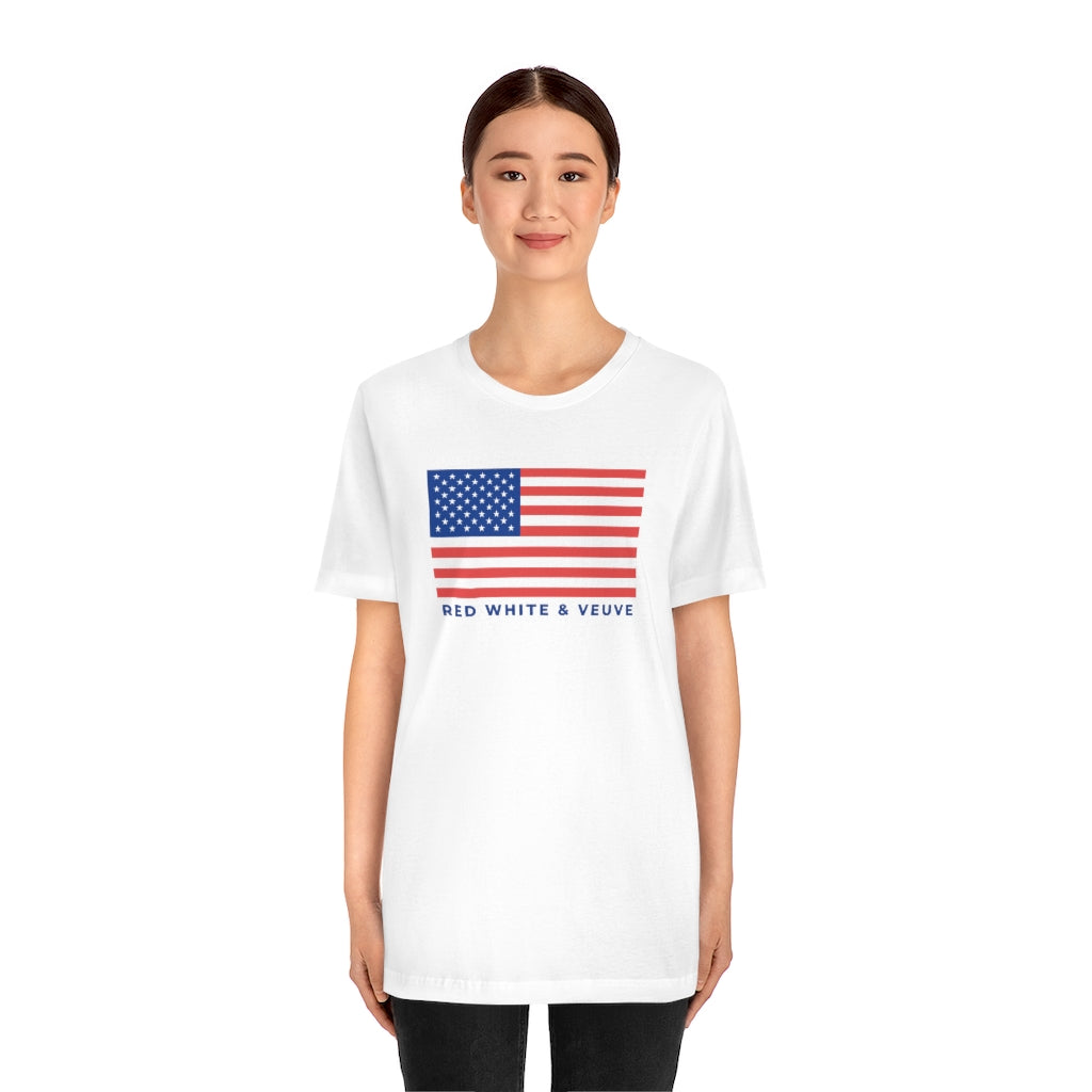 USA - Unisex Jersey Short Sleeve Tee - Bubbles Make Me Happy