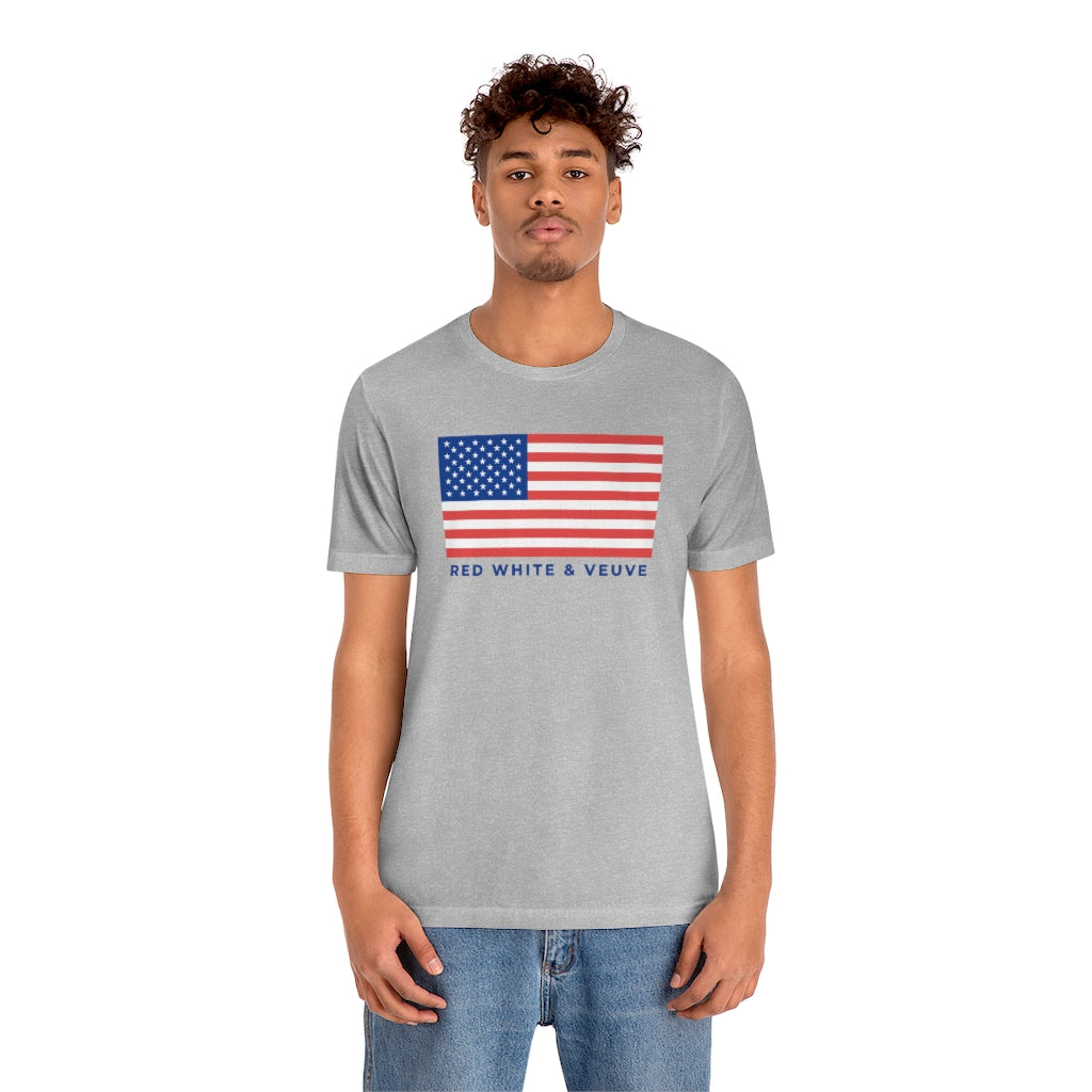USA - Unisex Jersey Short Sleeve Tee - Bubbles Make Me Happy