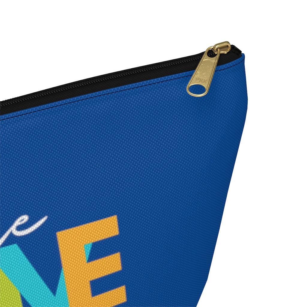 More - Accessory Pouch w T-bottom - Bubbles Make Me Happy