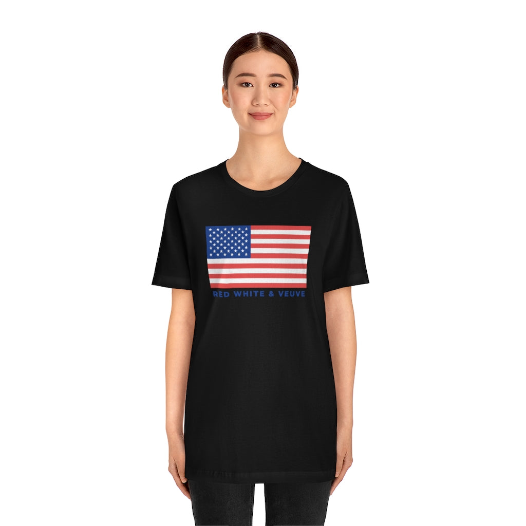 USA - Unisex Jersey Short Sleeve Tee - Bubbles Make Me Happy