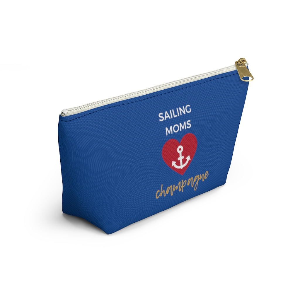 Sailing - Accessory Pouch w T-bottom - Bubbles Make Me Happy