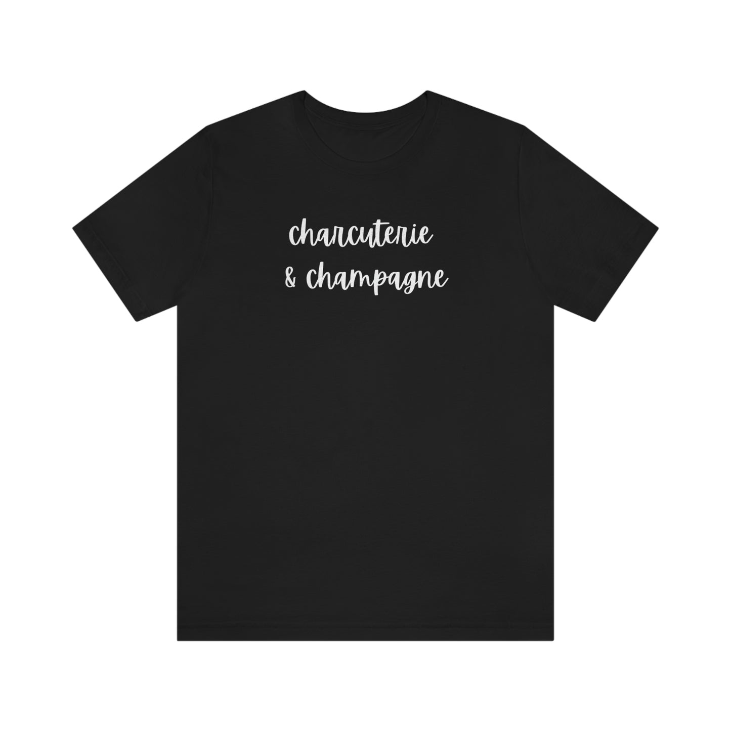 Charcuterie - Unisex Jersey Short Sleeve Tee - Bubbles Make Me Happy
