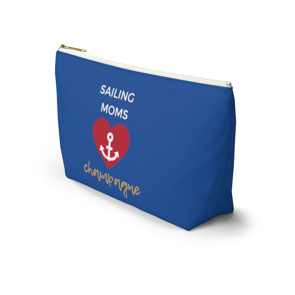Sailing - Accessory Pouch w T-bottom - Bubbles Make Me Happy