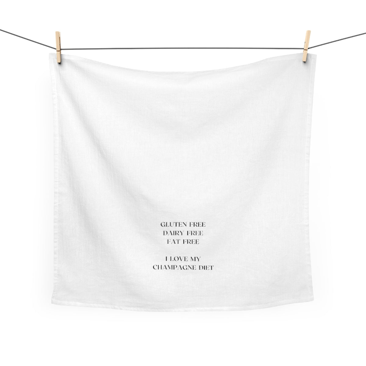 My Champagne Diet - Tea Towel - Bubbles Make Me Happy