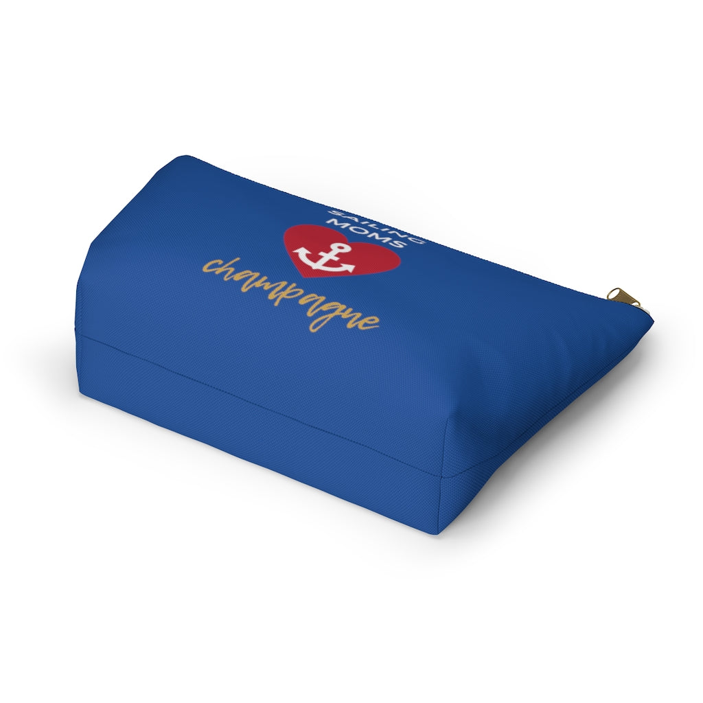 Sailing - Accessory Pouch w T-bottom - Bubbles Make Me Happy