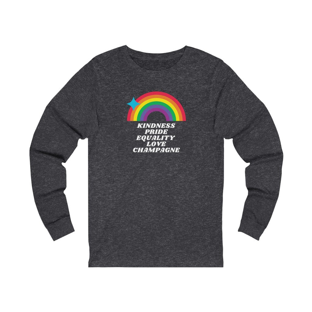 Pride - Unisex Long Sleeve Tee - Bubbles Make Me Happy
