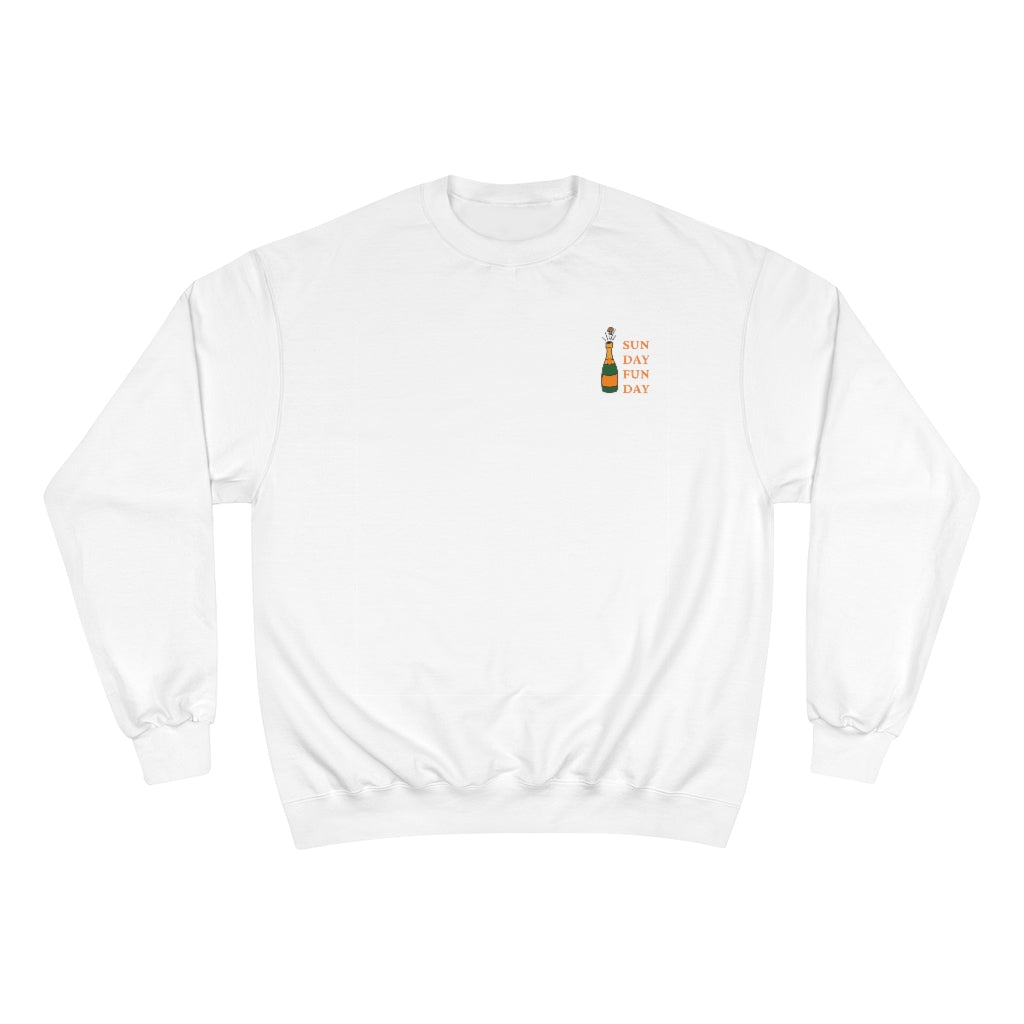 Funday - Champion Unisex Sweatshirt - Bubbles Make Me Happy