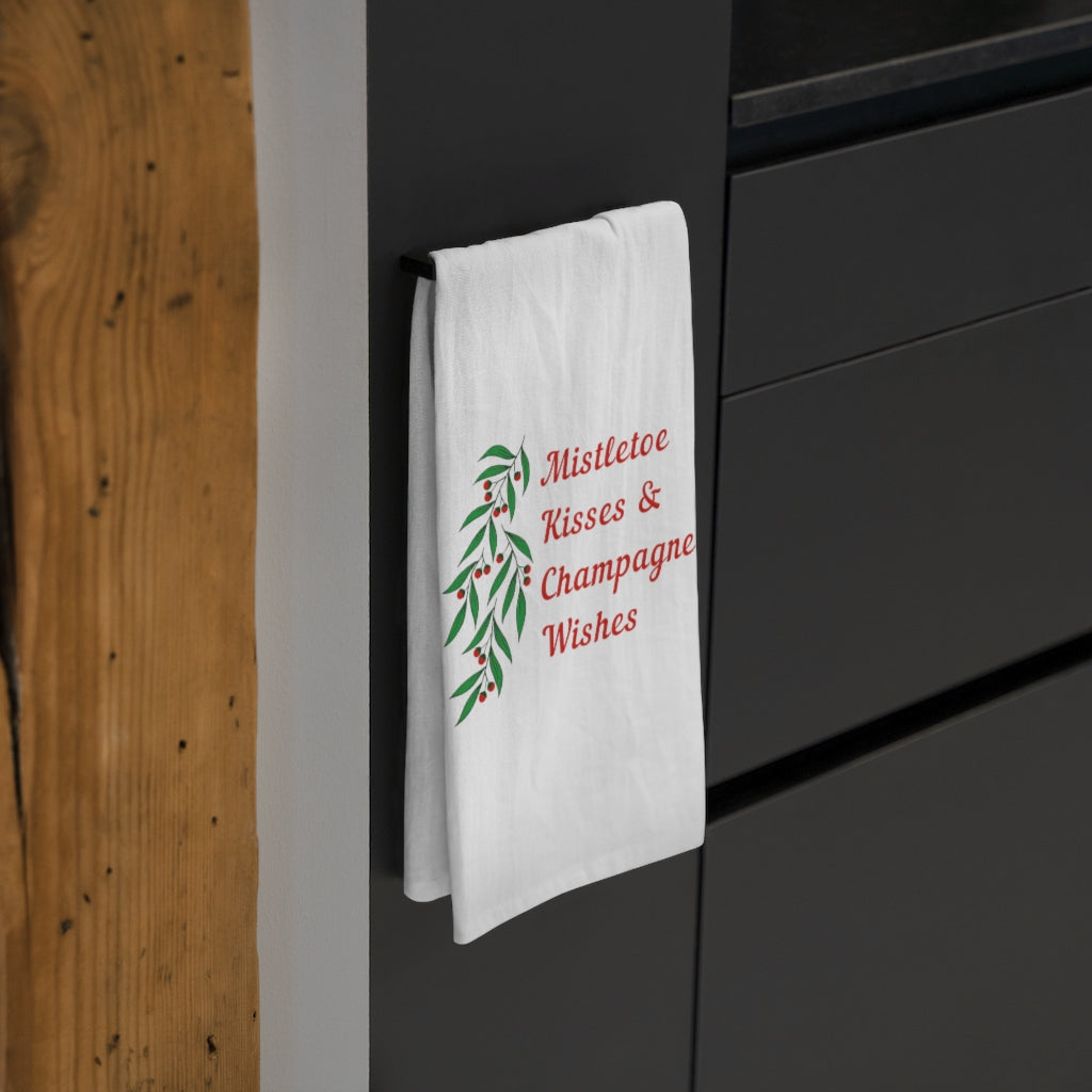 Mistletoe - Tea Towel - Bubbles Make Me Happy