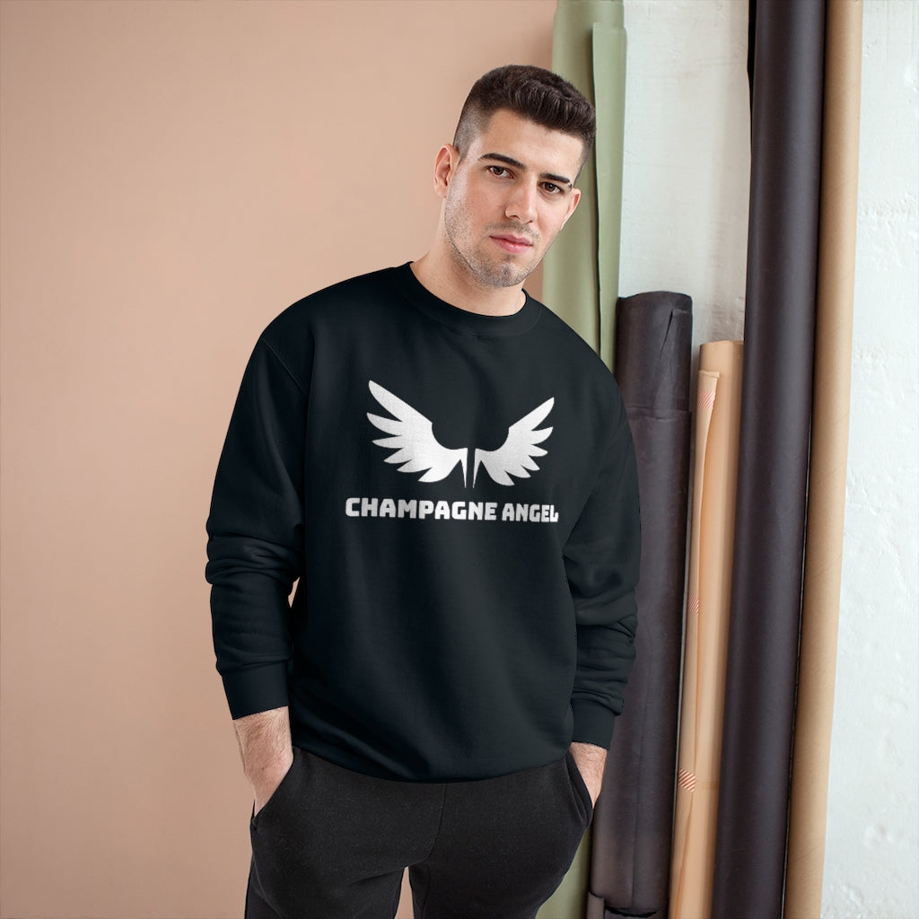 Angel - Champion Unisex Sweatshirt - Bubbles Make Me Happy