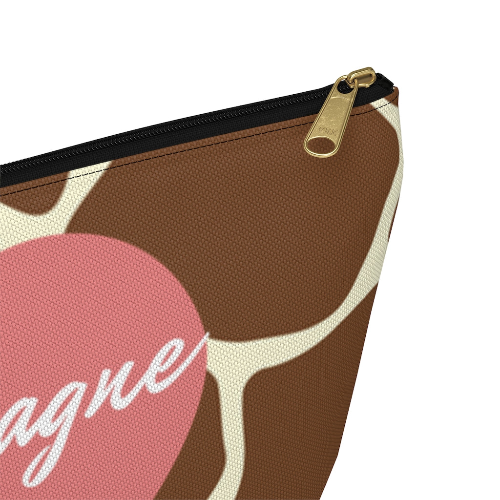 Giraffe - Accessory Pouch w T-bottom - Bubbles Make Me Happy