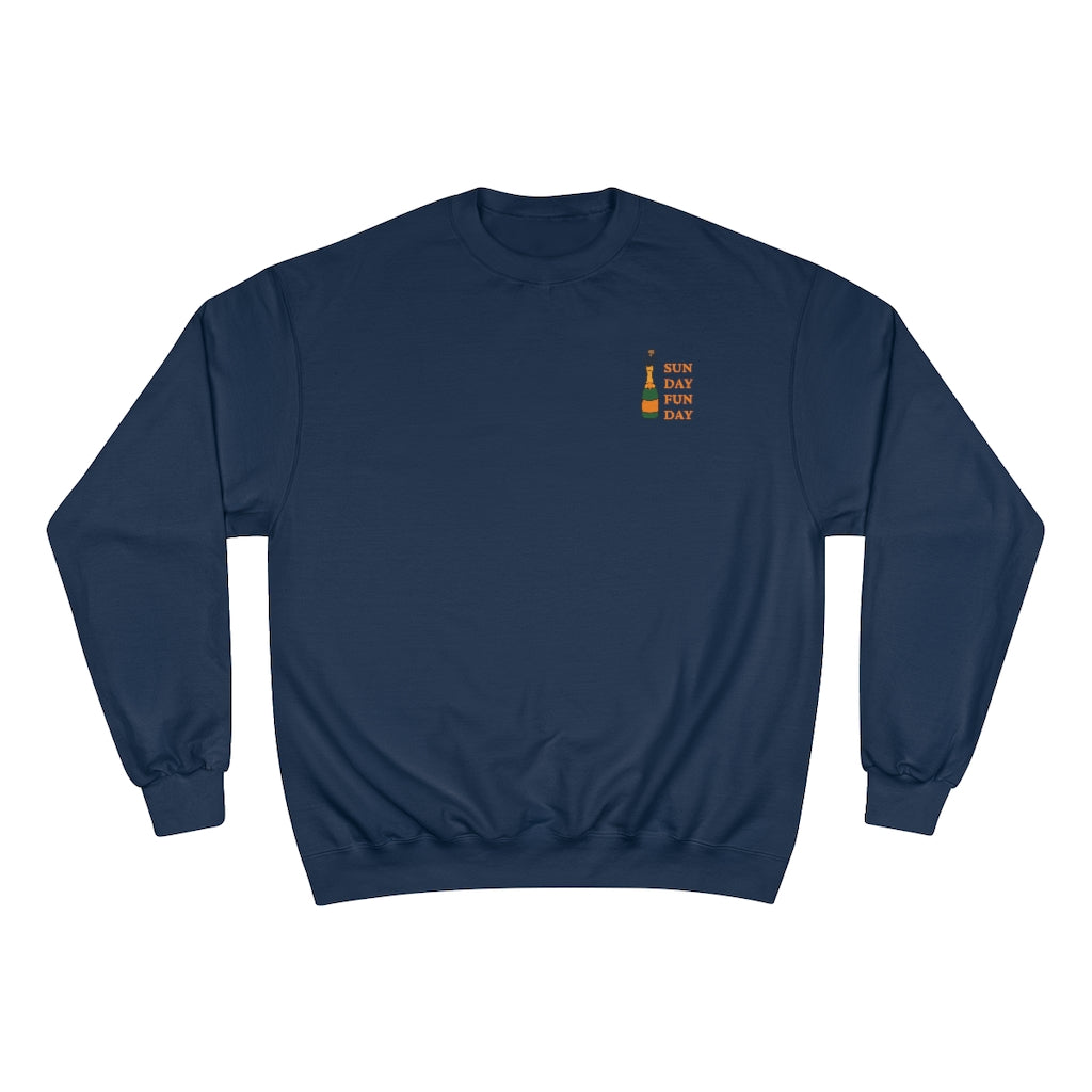 Funday - Champion Unisex Sweatshirt - Bubbles Make Me Happy